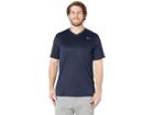 Nike Big Tall Dry Tee Legend V-neck 2.0 (obsidian/black/matte Silver) Men's T Shirt
