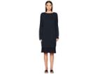 Y's By Yohji Yamamoto O-running Panel Dress (black) Women's Dress