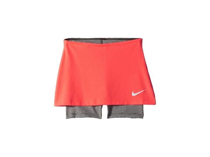 Nike Kids Dri-fit Scooter (little Kids) (hot Punch) Girl's Skirt