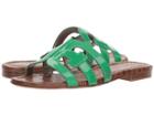 Sam Edelman Bay (leaf Green Patent) Women's Slide Shoes