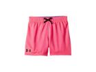 Under Armour Kids Center Spot Shorts (big Kids) (penta Pink/green Typhoon) Girl's Shorts