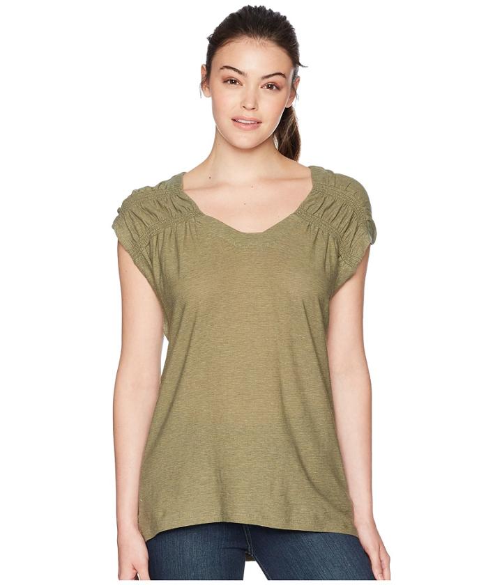 Prana Constellation Tee (forest Green) Women's Clothing