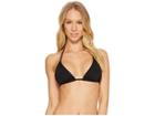 Becca By Rebecca Virtue Color Code Triangle Top (black) Women's Swimwear