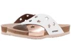 Mephisto Nanou Star (white Patent/old Pink Star) Women's  Shoes