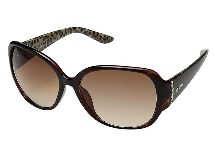 Guess Gf0284 (dark Havana/gradient Brown) Fashion Sunglasses