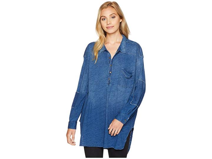 Free People Love This Henley (navy) Women's Clothing