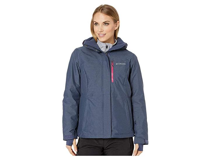 Columbia Alpine Actiontm Omni-heattm Jacket (nocturnal Cross-dye/cactus Pink/nocturnal) Women's Coat