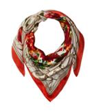 Vince Camuto Love Letter Silk Square (red) Scarves