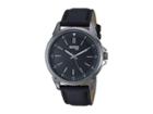 Steve Madden Madden Men Analog Strap Watch With Pendant Necklace Smms022 (black) Watches