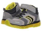 Geox Kids Android Boy 18 (little Kid/big Kid) (grey/lime) Boy's Shoes