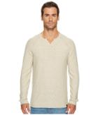 Lucky Brand Notch Neck Sweater (oatmeal) Men's Sweater