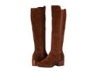 Steve Madden Giselle To The Knee Boot (chestnut Suede) Women's Pull-on Boots