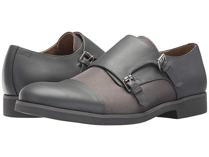 Calvin Klein Finch (grey Nappa/ballistic Nylon) Men's Shoes