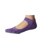 Toesox Dance Full Toe Plie (light Purple) Women's Crew Cut Socks Shoes