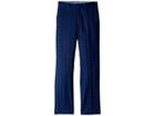 Tommy Hilfiger Kids Stretch Shadow Plaid Pants (big Kids) (midnight) Boy's Casual Pants