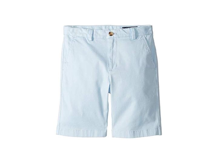 Vineyard Vines Kids Stretch Breaker Shorts (toddler/little Kids/big Kids) (pale Sky) Boy's Shorts