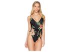 Isabella Rose Tropicali Sash Tie One-piece (multi) Women's Swimsuits One Piece