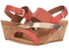 Comfortiva Vail (coral Multi) Women's Wedge Shoes
