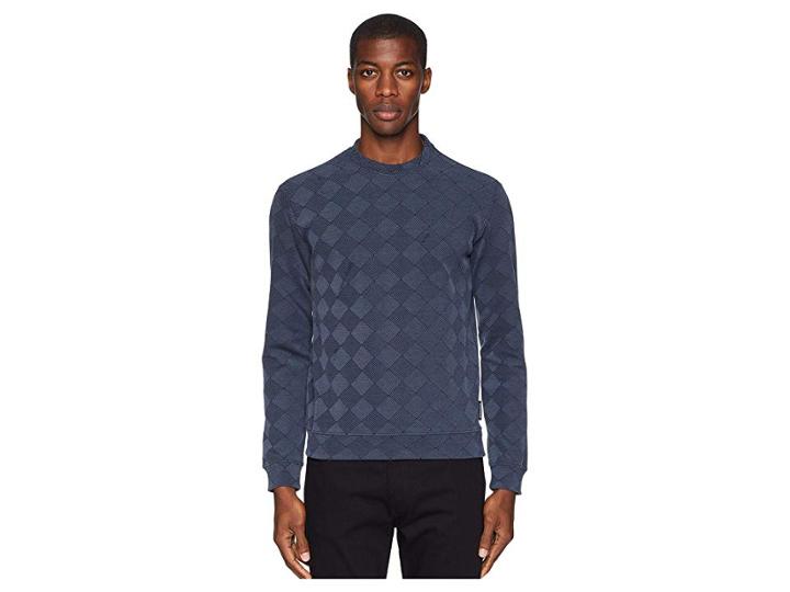Emporio Armani Diamond Pattern Sweater (felpa) Men's Sweater