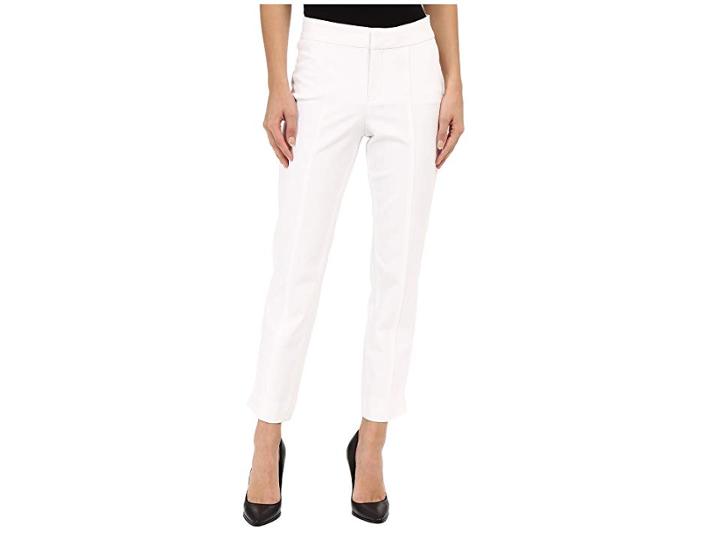 Nydj Ankle Pant Bi-stretch (optic White) Women's Casual Pants