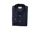 Eton Contemporary Fit Solid Flannella Button Down Shirt (navy) Men's Clothing