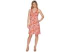 Tommy Bahama Boardwalk Blooms Sleeveless Dress (burnt Coral) Women's Dress