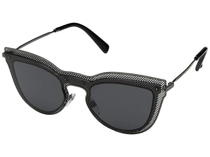 Valentino 0va2018 (ruthenium/dark Smoke) Fashion Sunglasses
