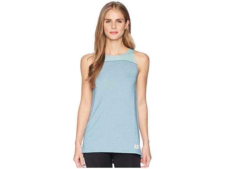 Fjallraven Abisko Tank Top (glacier Green/lagoon) Women's Clothing