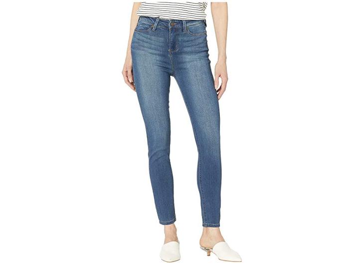 Liverpool Bridget High Waist Ankle In Soft Silky Denim In Petrol Wash (petrol Wash) Women's Jeans