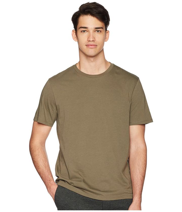 Vince Crew Neck Tee (camp Green) Men's T Shirt