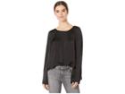 Cupcakes And Cashmere Damien Pearl Detailed Top (black) Women's Clothing