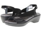 Naot Footwear Muscat (black Raven Leather/black Stretch) Women's Sandals