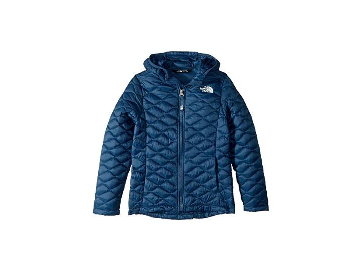 The North Face Kids Thermoball Hoodie (little Kids/big Kids) (blue Wing Teal) Girl's Coat