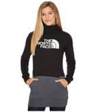 The North Face 1/2 Dome Extra Long Hoodie (tnf Black/tnf White) Women's Sweatshirt