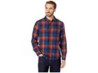 Toad&co Indigo Flannel Slim Long Sleeve Shirt (burnt Orange) Men's Clothing