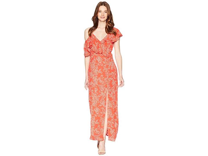 Amuse Society Midnight Flower Dress (red) Women's Dress