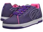 Heelys Propel Knit (little Kid/big Kid/adult) (grey/purple/neon Pink Knit) Girls Shoes