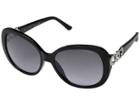 Guess Gf6083 (shiny Black/smoke Gradient With Light Flash Lens) Fashion Sunglasses