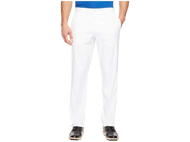 Nike Golf Flat Front Pants (white/white) Men's Casual Pants