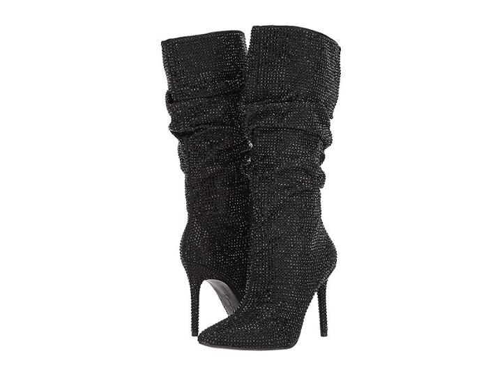 Jessica Simpson Layzer (black Glitter Gabor) Women's Shoes