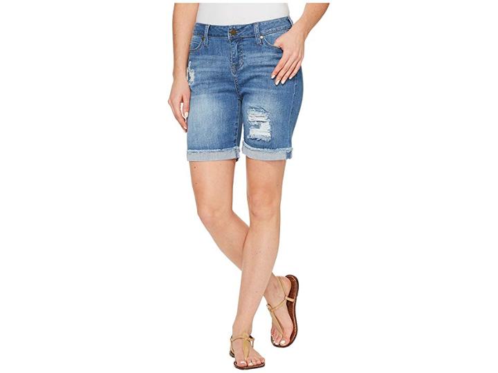 Liverpool Corine Shorts 7 Rolled (melbourne Dest/indigo) Women's Shorts