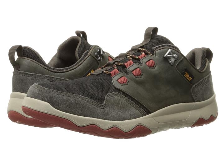 Teva Arrowood Wp (black Olive/fired Brick) Men's Shoes