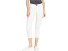 Bebe Heartbreaker Capris Crop In White (white) Women's Jeans
