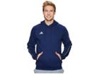 Adidas Core18 Hoodie (dark Blue/white) Men's Sweatshirt