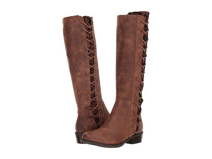 Volatile Dunn (tan/leopard) Women's Boots