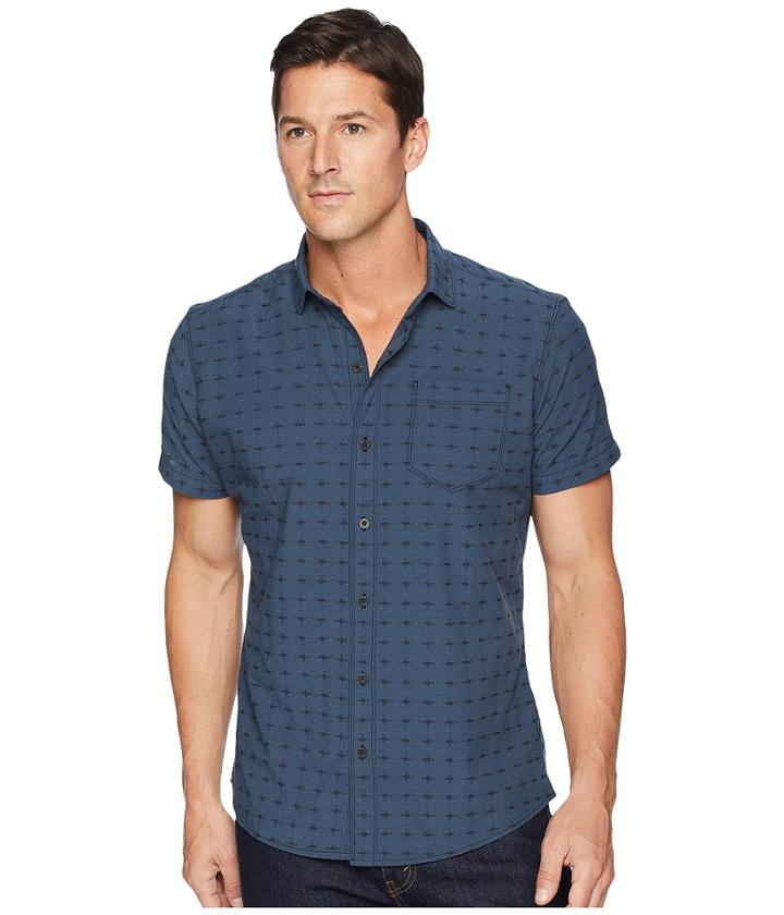 Kuhl Intrepid (pirate Blue) Men's Short Sleeve Button Up