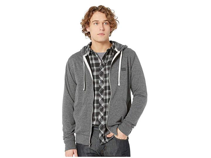 Billabong All Day Zip Hoodie (black) Men's Sweatshirt
