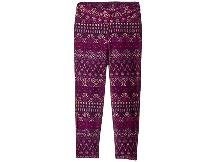 Columbia Kids Glacial Printed Leggings (little Kids/big Kids) (deep Blush Nordic Stripe Print) Girl's Casual Pants