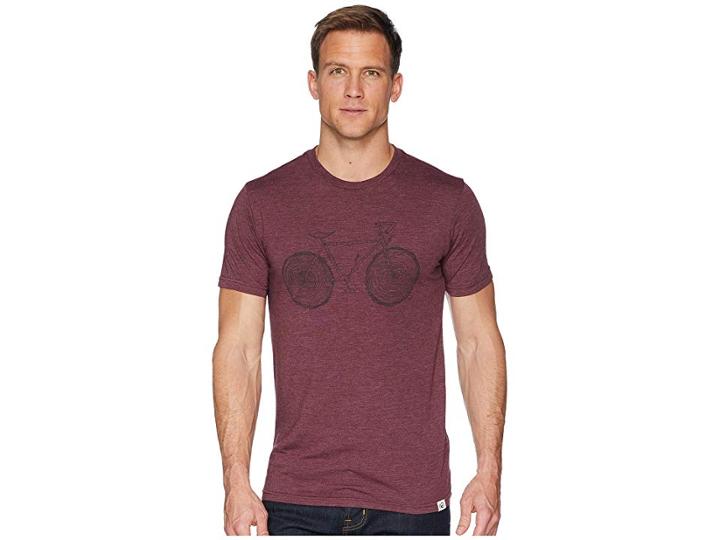 Tentree Elms T-shirt (burgundy) Men's Clothing