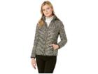 Michael Michael Kors Zip Front Short Packable M823185c (leopard) Women's Coat